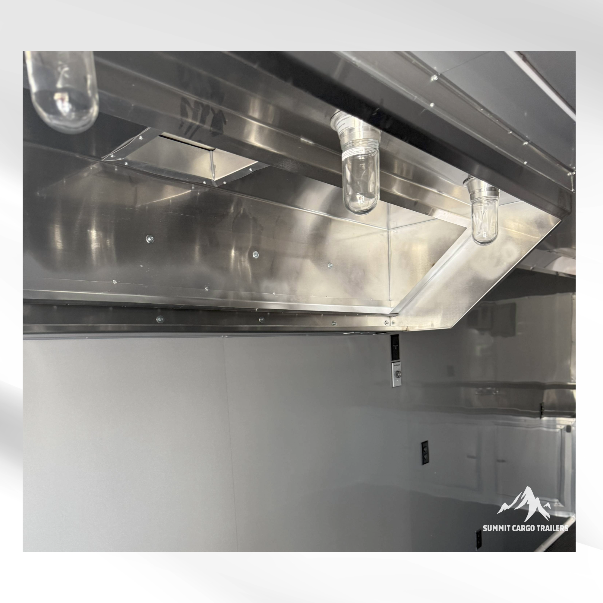 8.5X26TA3 Charcoal Concession Porch Trailer