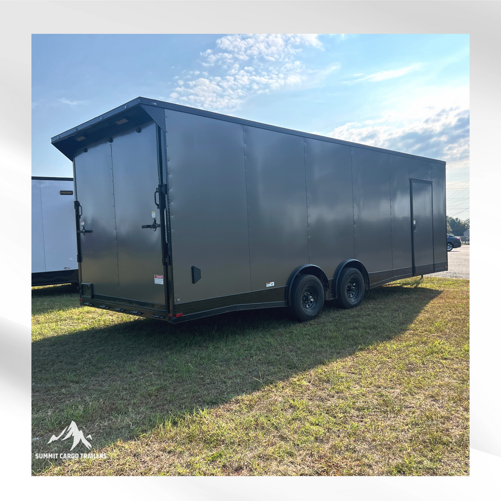 8.5X24TA Charcoal Standard Car Hauler Trailer