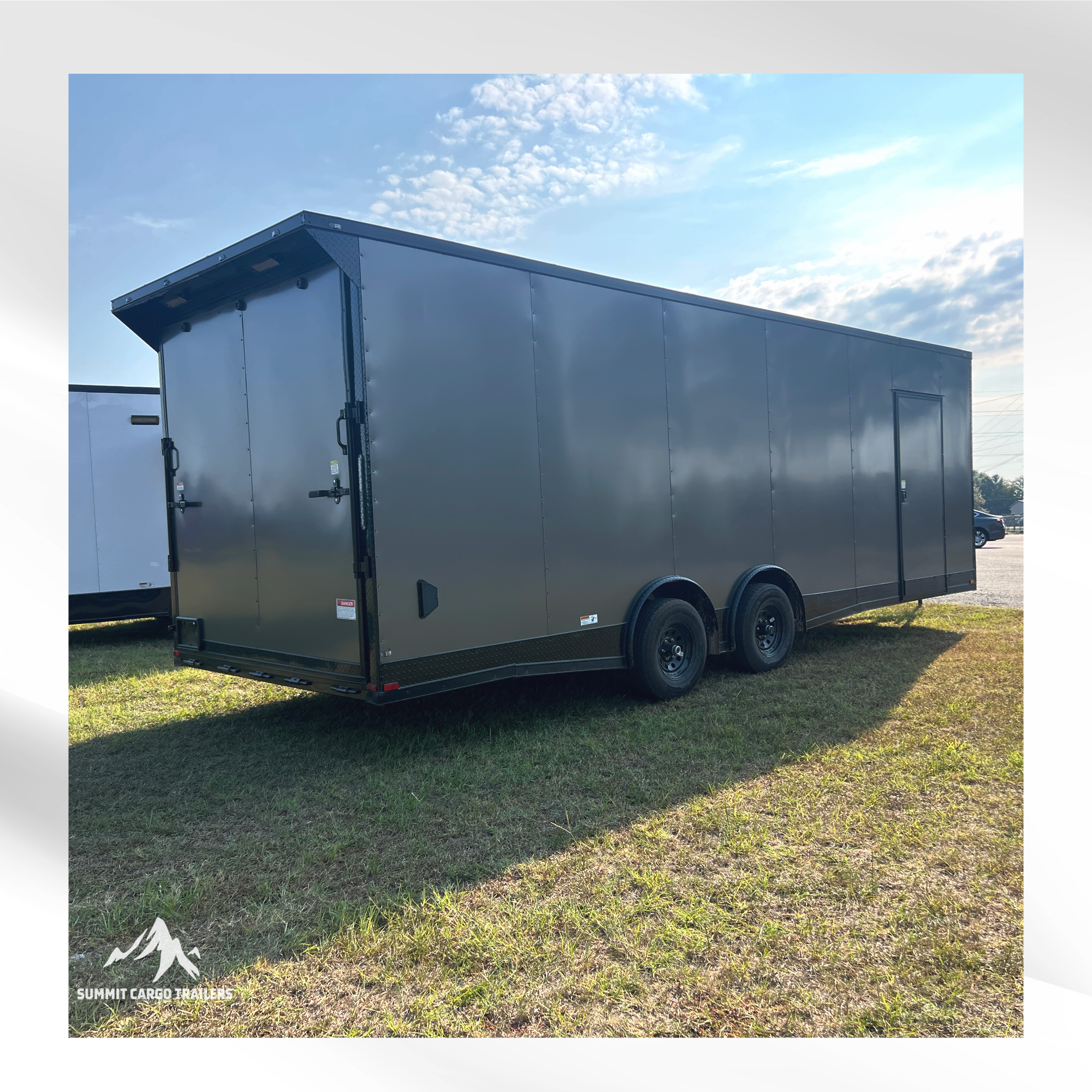 8.5X24TA Charcoal Standard Car Hauler Trailer