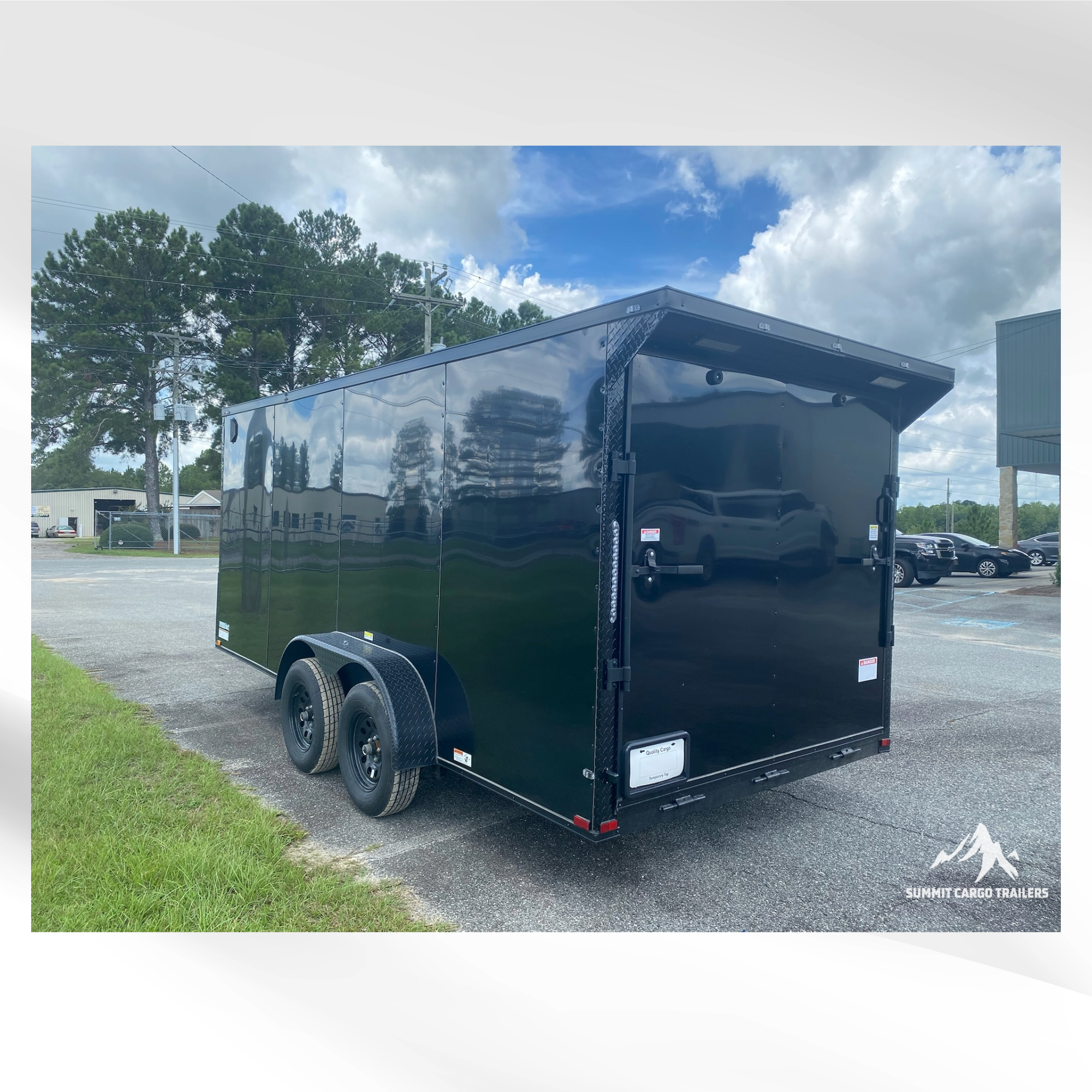 7X16TA Black Standard Trailer