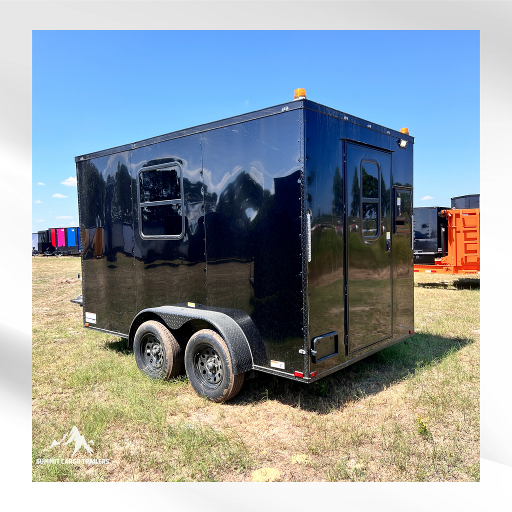 7X12TA Black Splicing Trailer