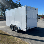 7X14TA White Standard Trailer