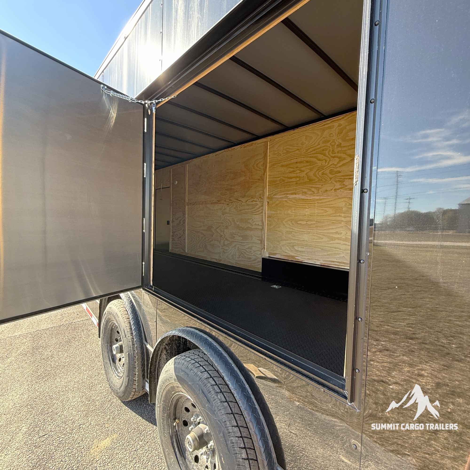 8.5X36TTA5 Black Car Hauler Trailer