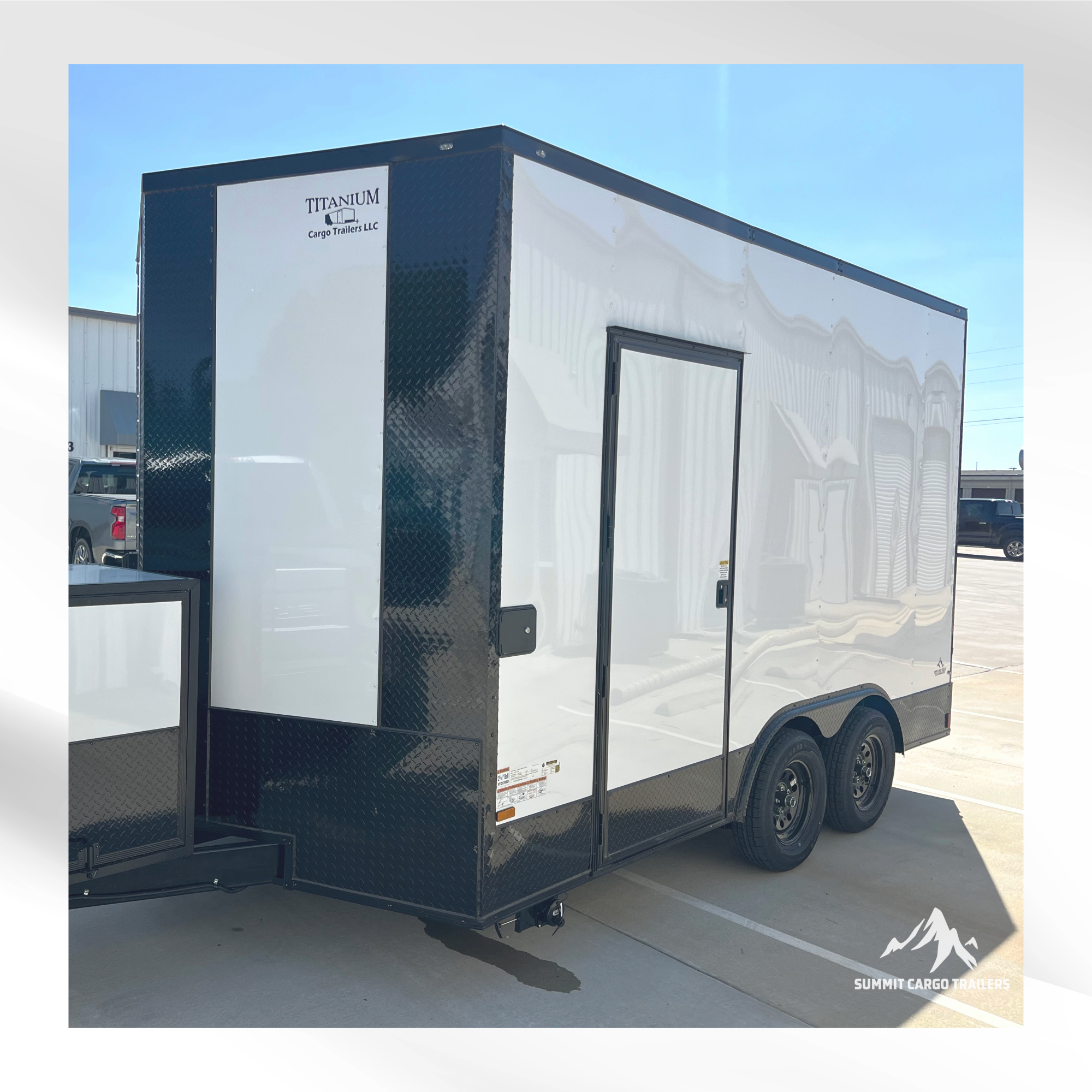 8.5X14TA White Concession Trailer