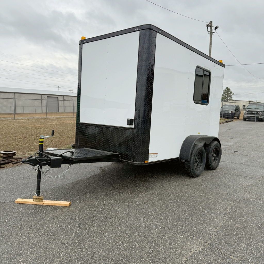 6X10TA White Splicing Trailer