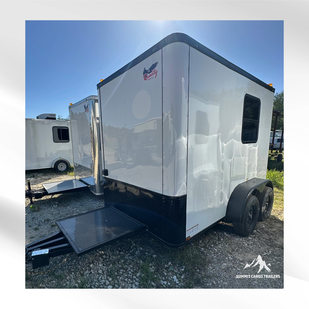 6X10TA White Splicing Trailer