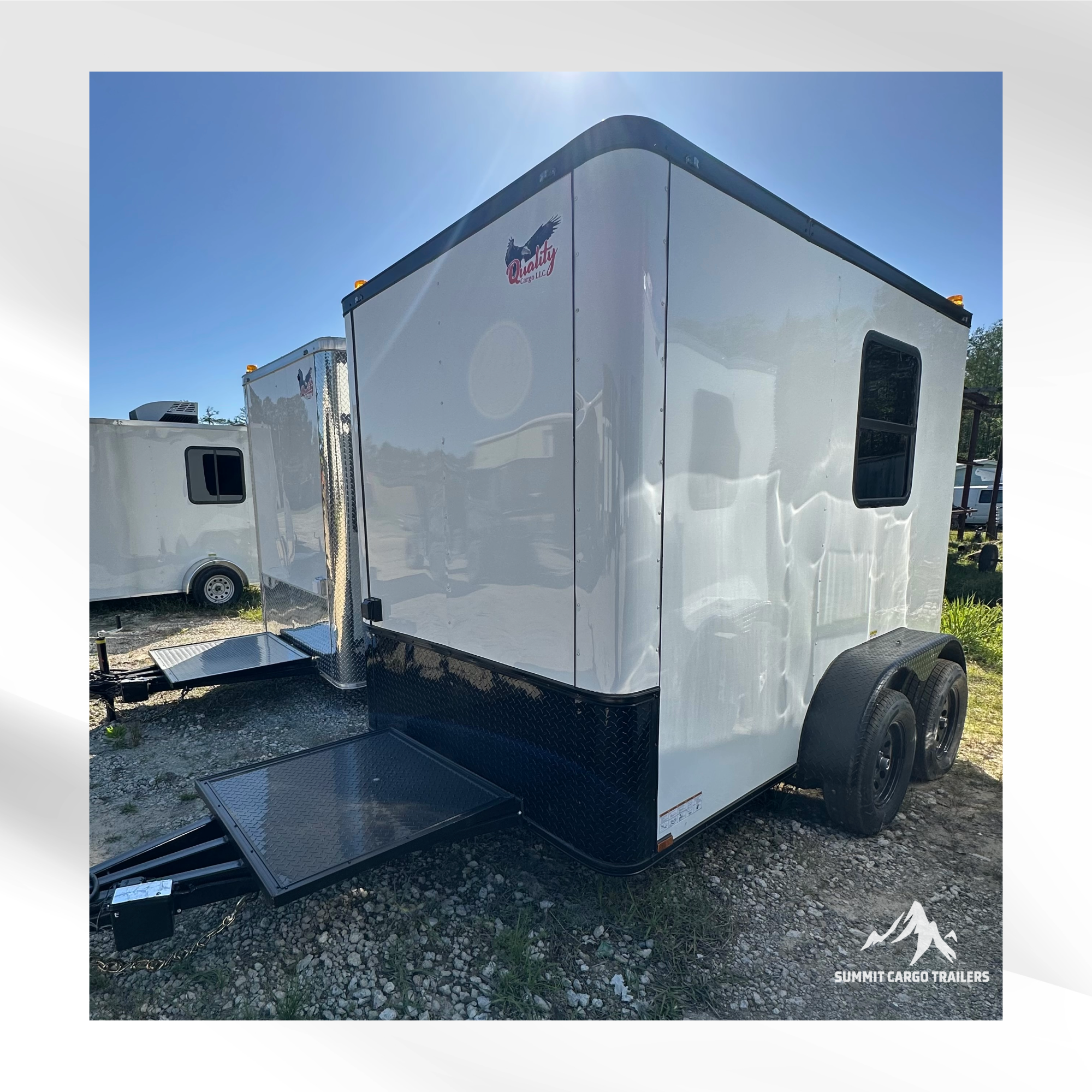 6X10TA White Splicing Trailer