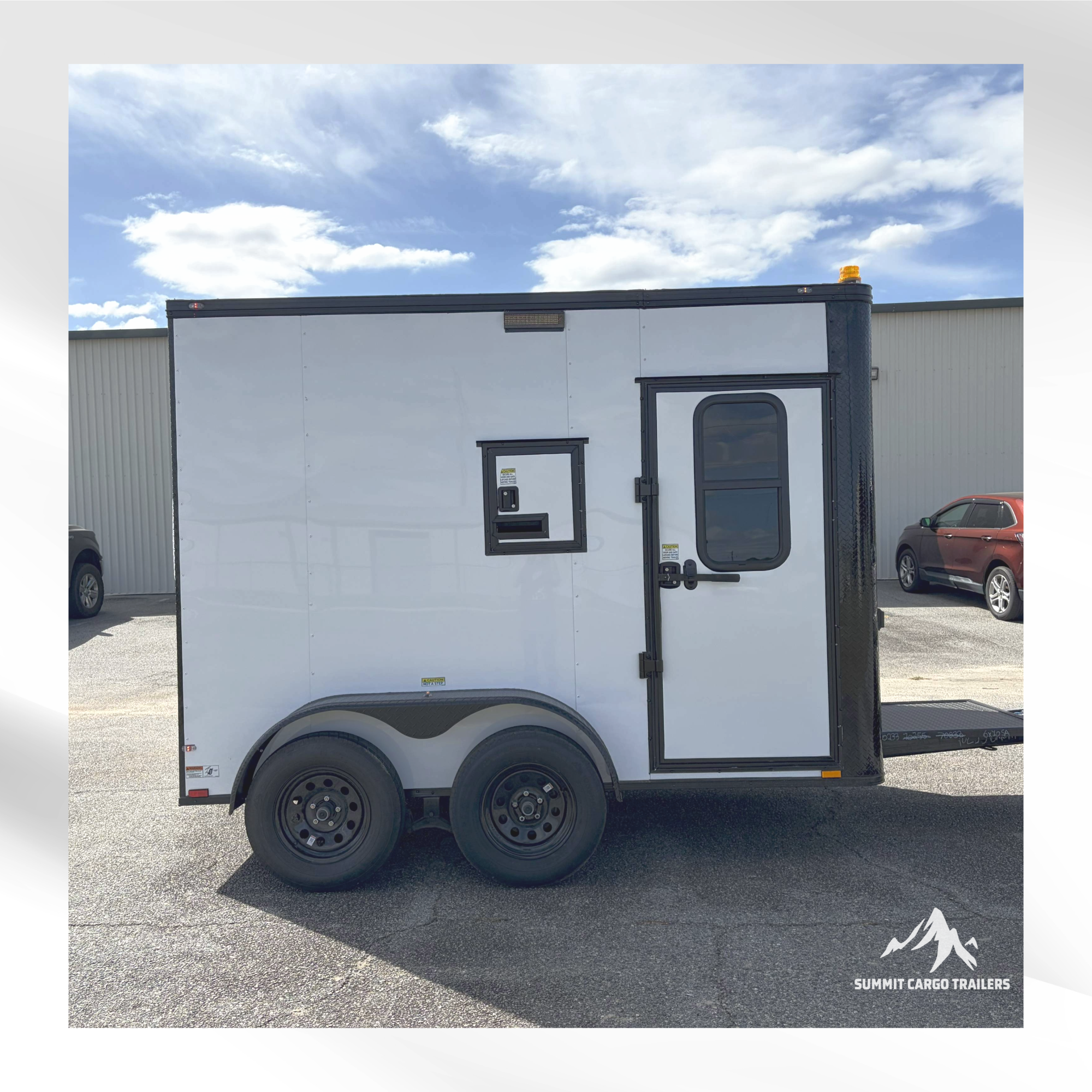 6X10TA White Splicing Trailer