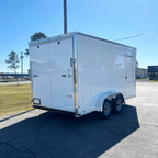 7X14TA White Standard Trailer