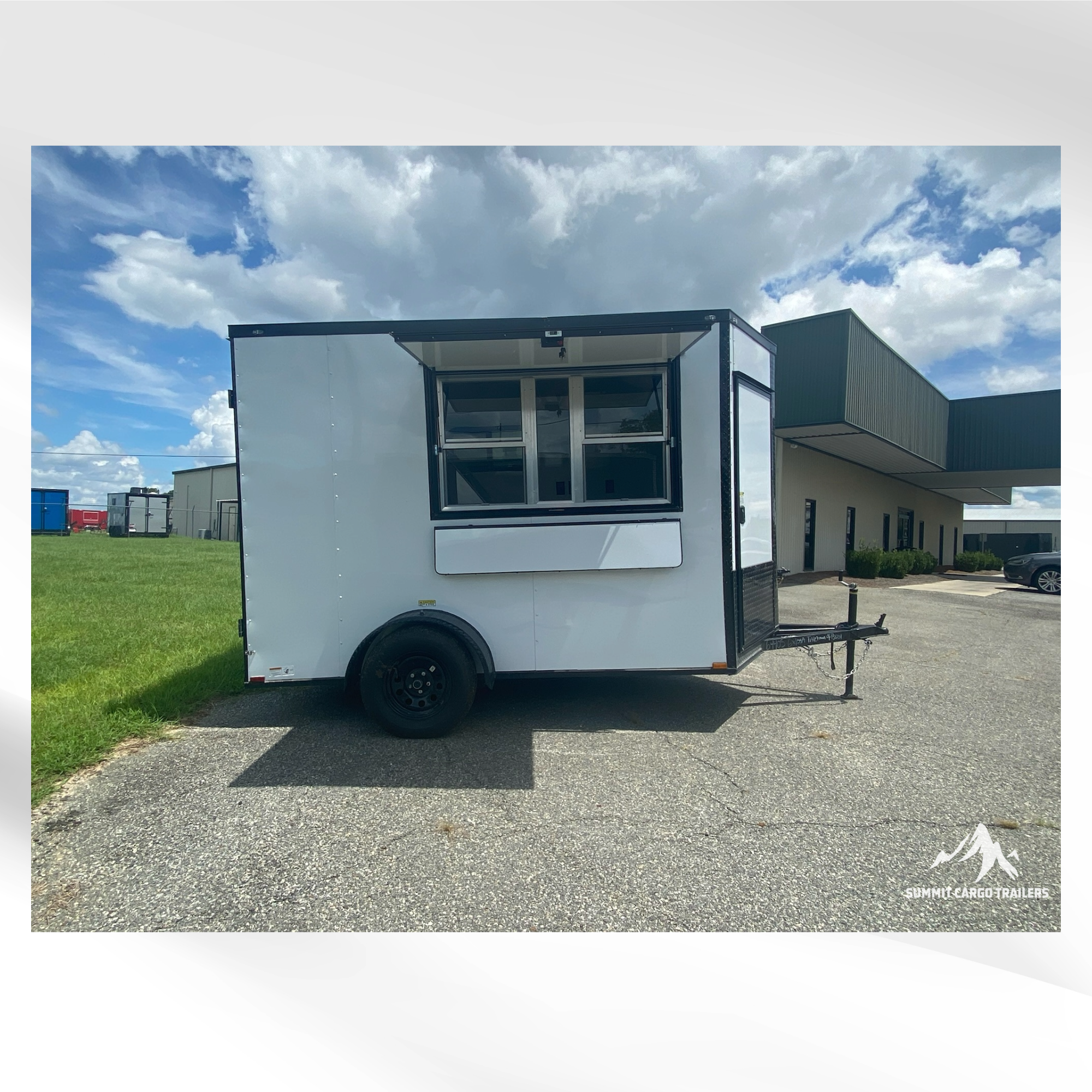 6X10SA White Pet Grooming Trailer