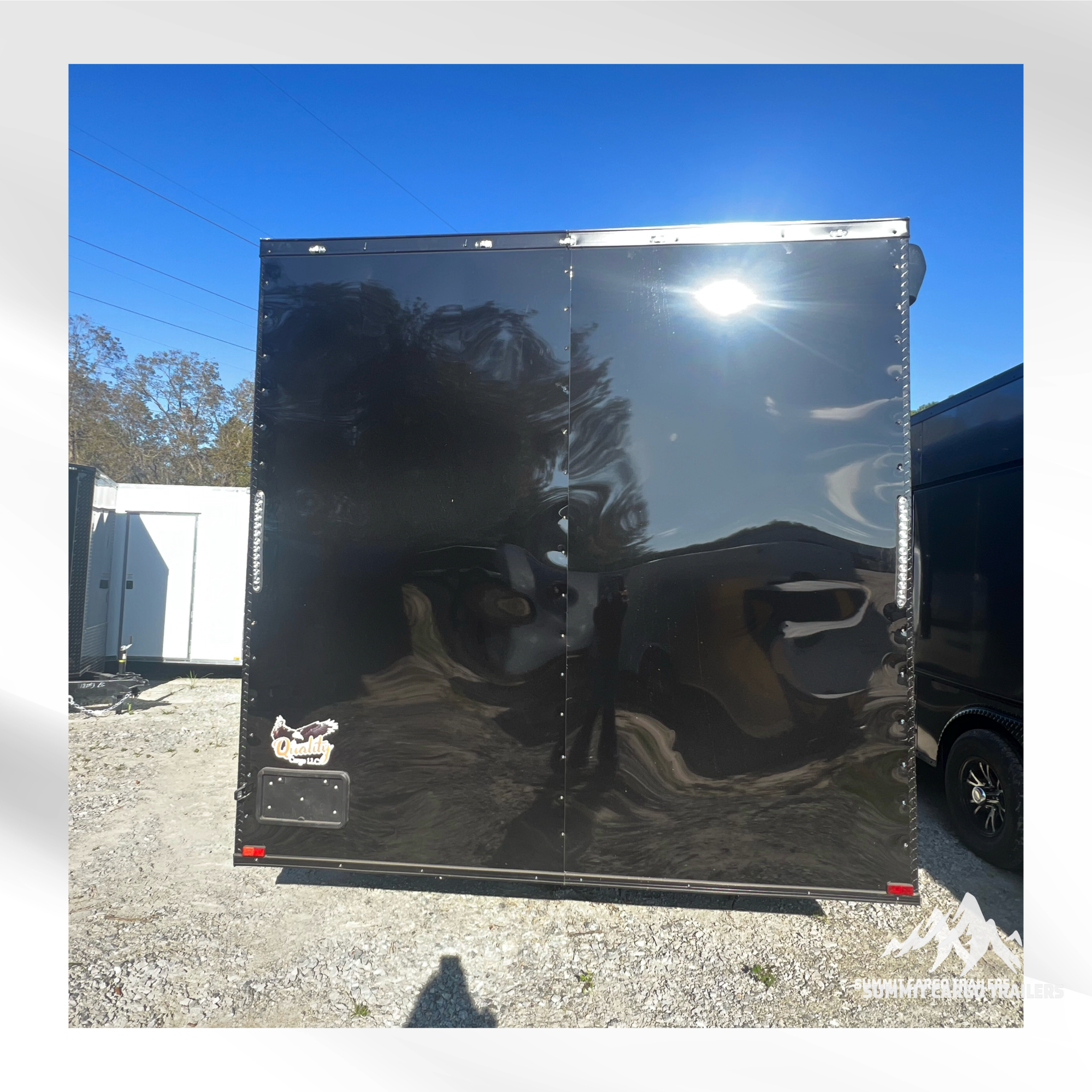 8.5X14TA Black Concession Trailer