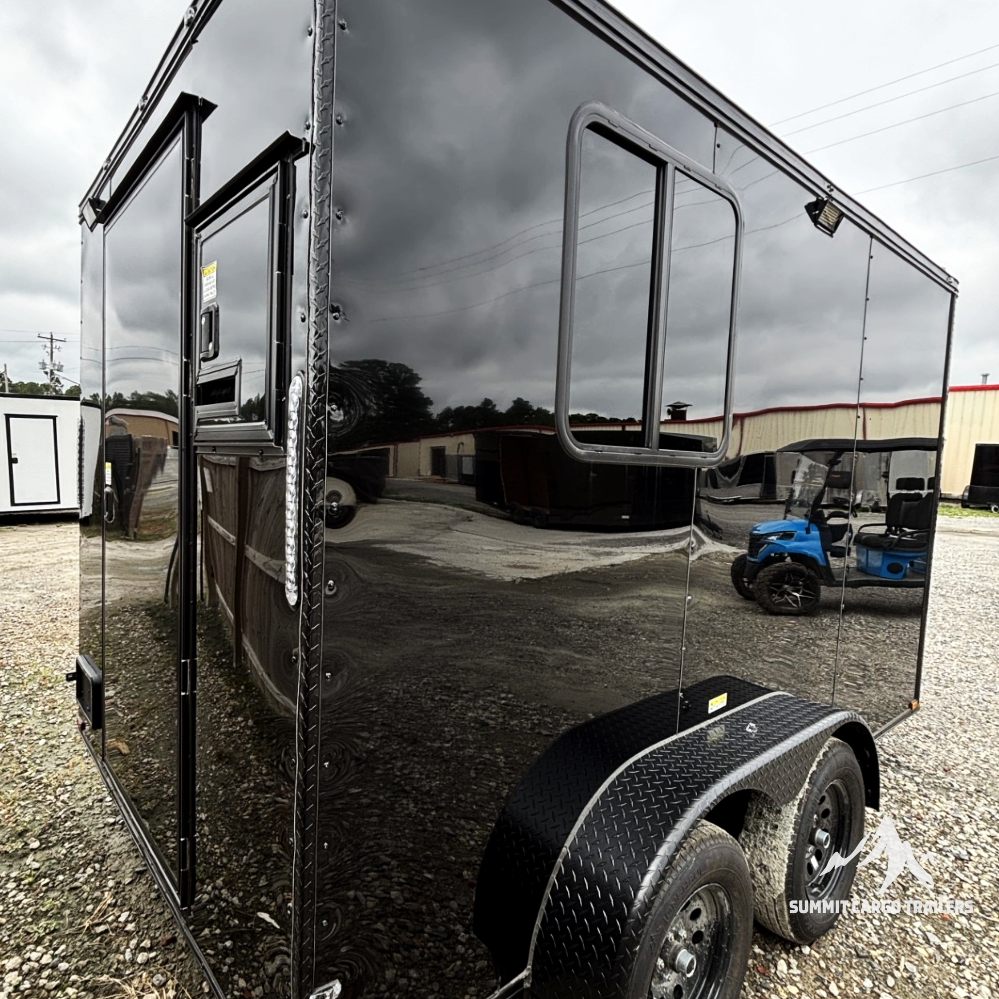 7X12TA Black Splicing Trailer
