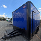 8.5X12TA Blue Concession Trailer
