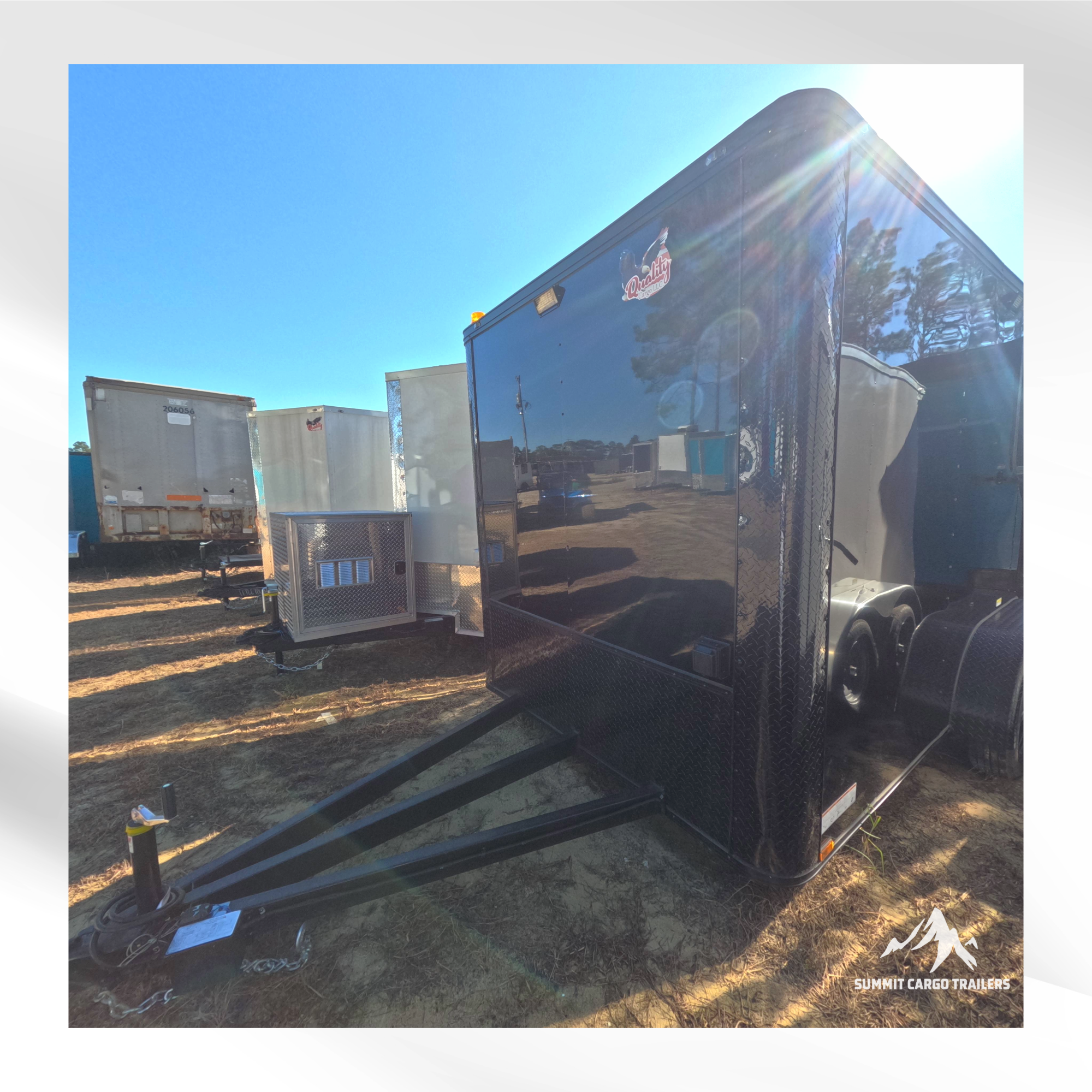 7X12TA Black Splicing Trailer