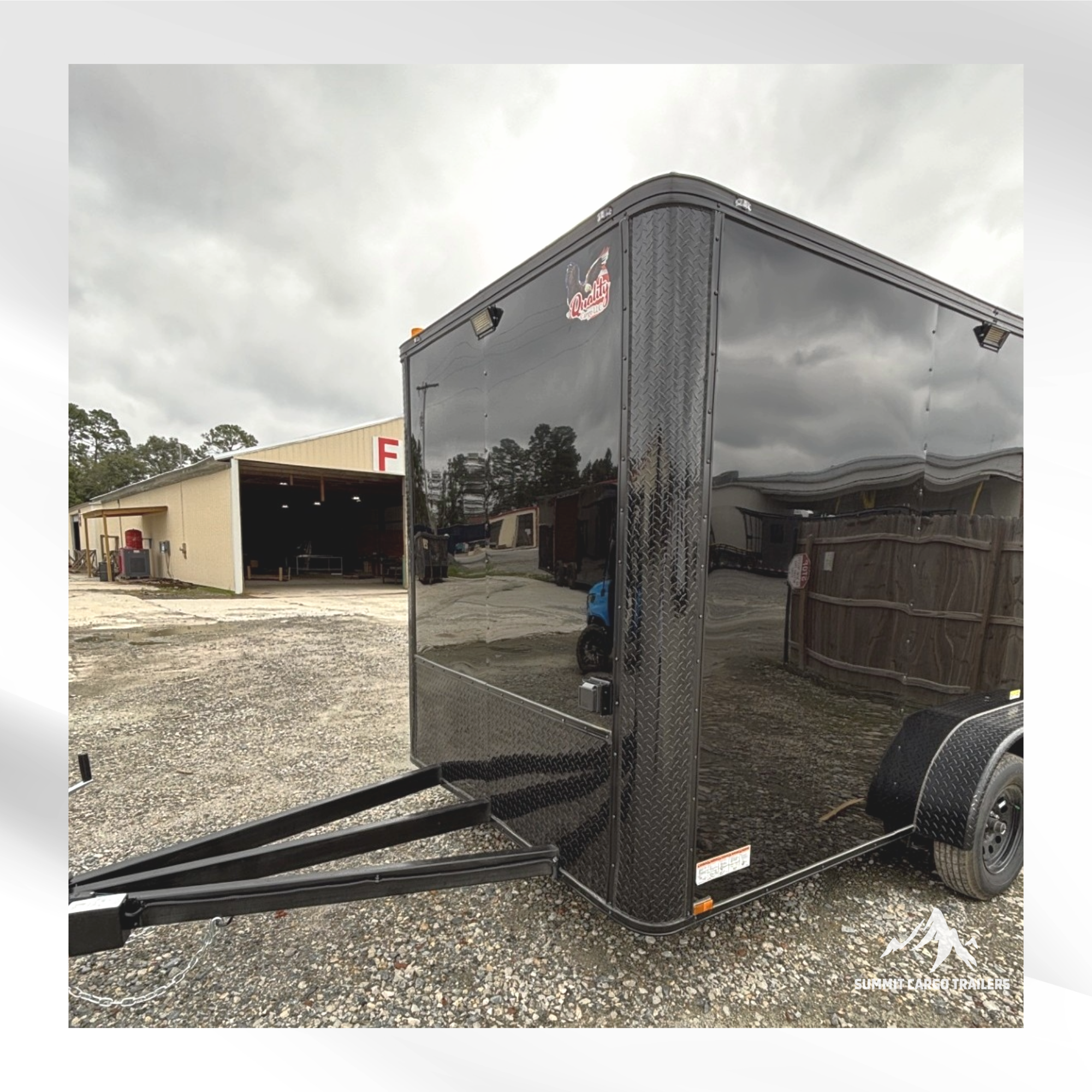 7X12TA Black Splicing Trailer