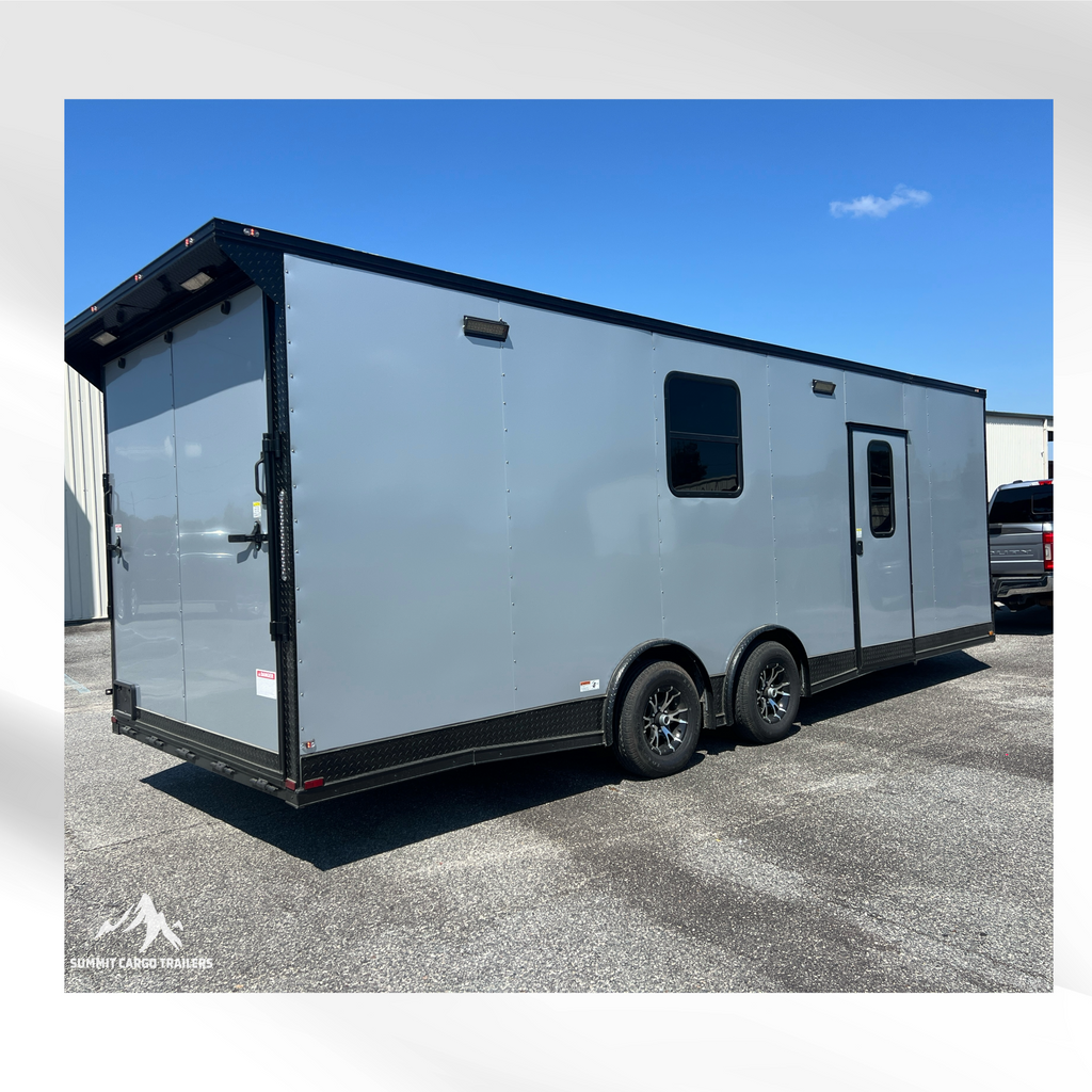 8.5x24TA Silver Frost Race Ready Trailer