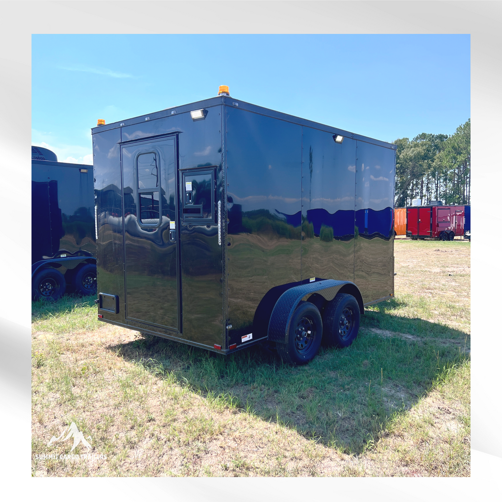 7X12TA Black Splicing Trailer