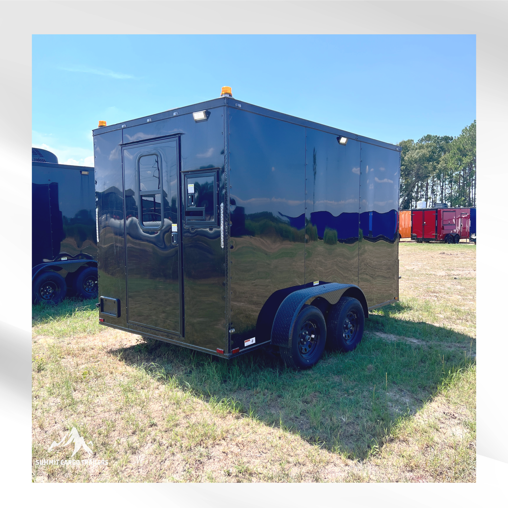 7X12TA Black Splicing Trailer