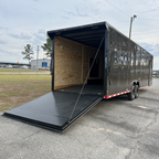 8.5X32TA5 Black Car Hauler Trailer