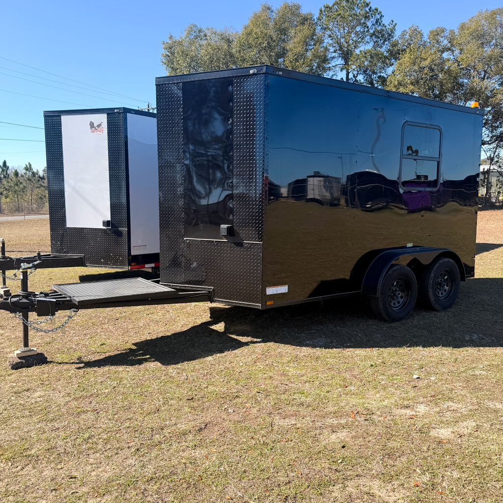 7X12TA Black Splicing Trailer