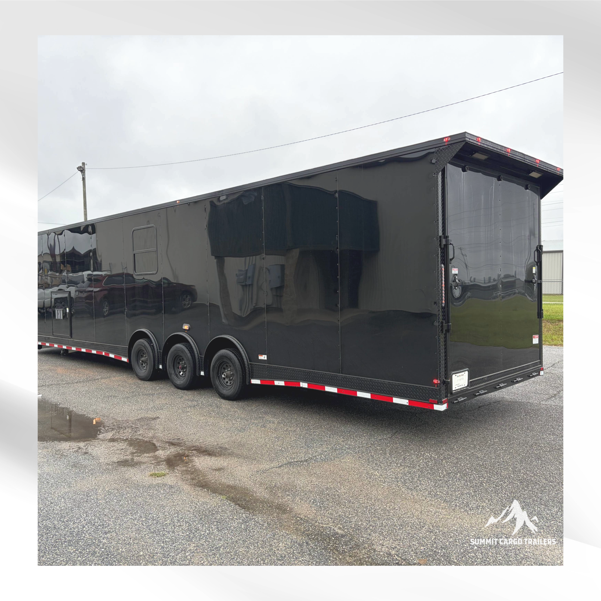 8.5X36TTA3 Black Race Ready Trailer