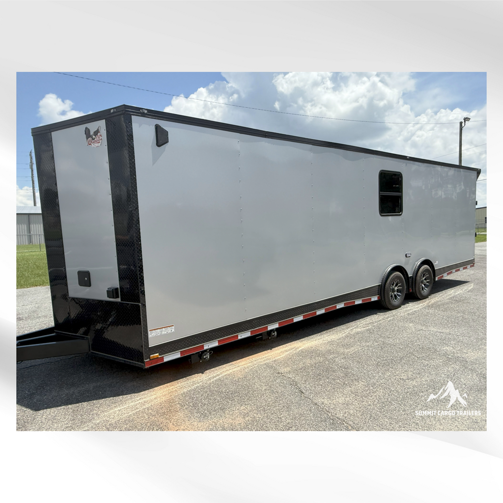 8.5X28TA3 Silver Race Ready Trailer