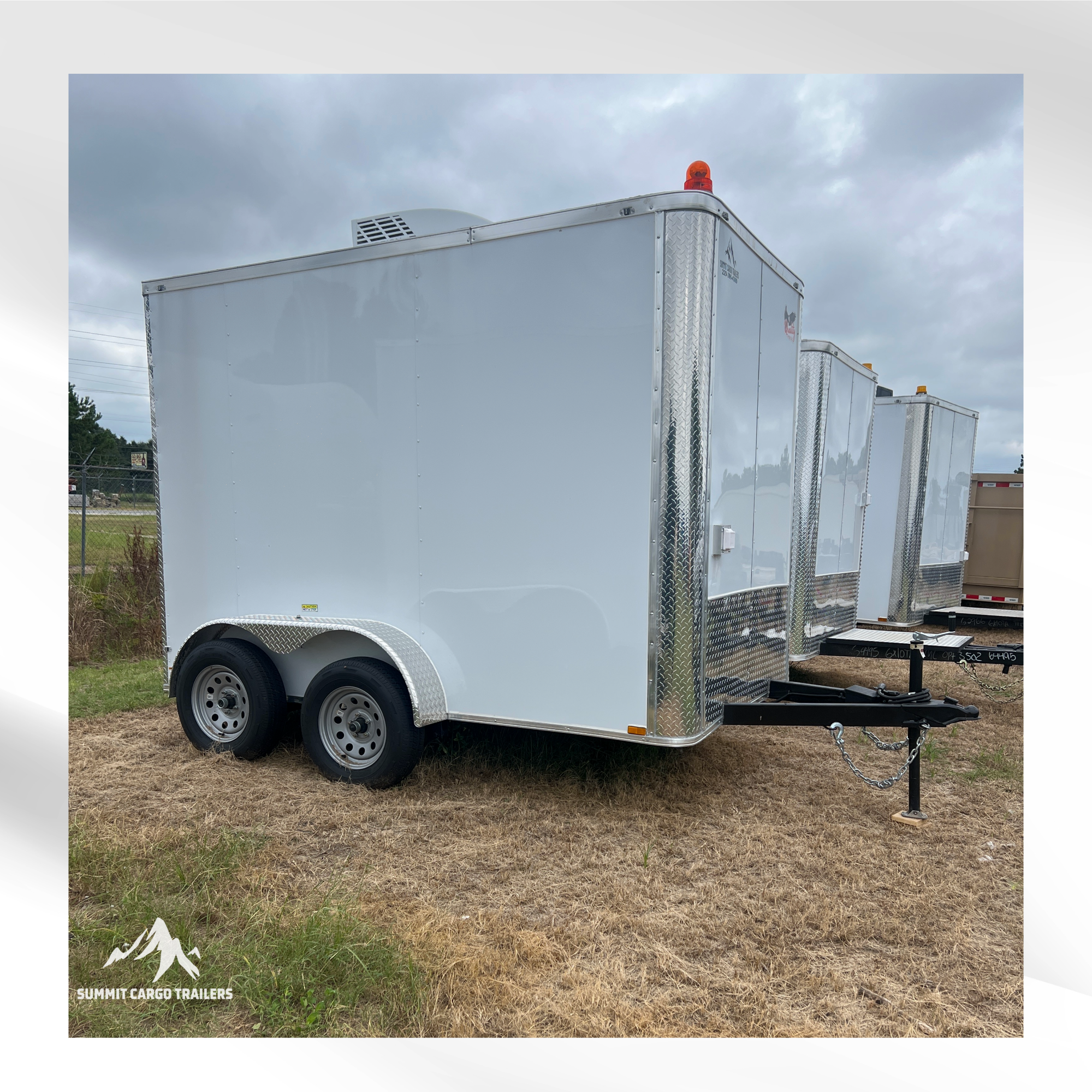 6X10TA White Splicing Trailer
