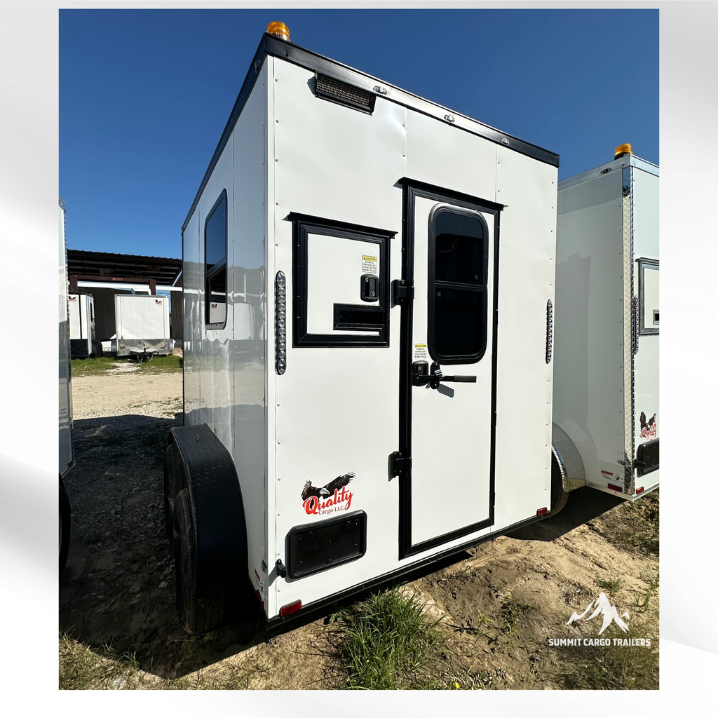 6X10TA White Splicing Trailer