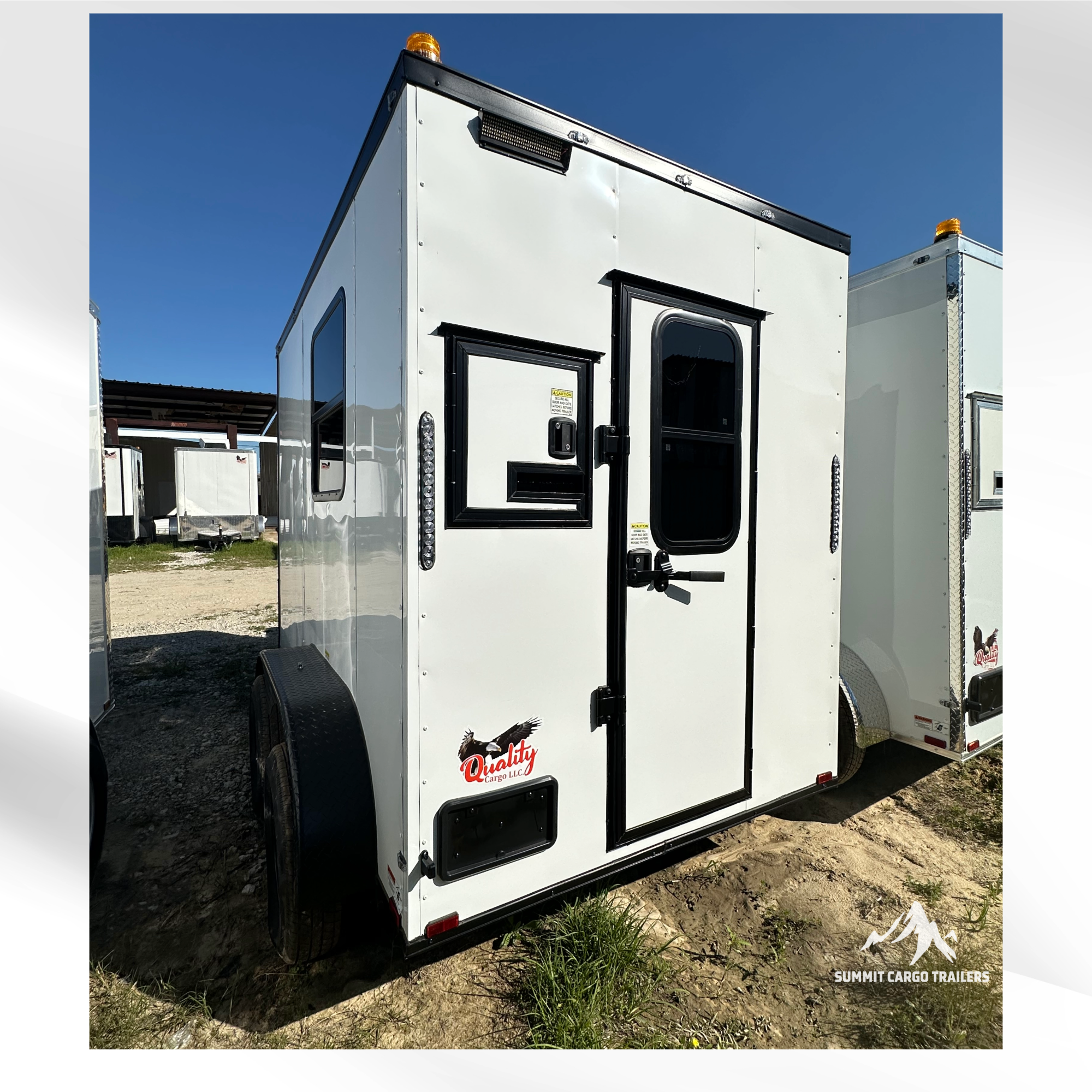 6X10TA White Splicing Trailer