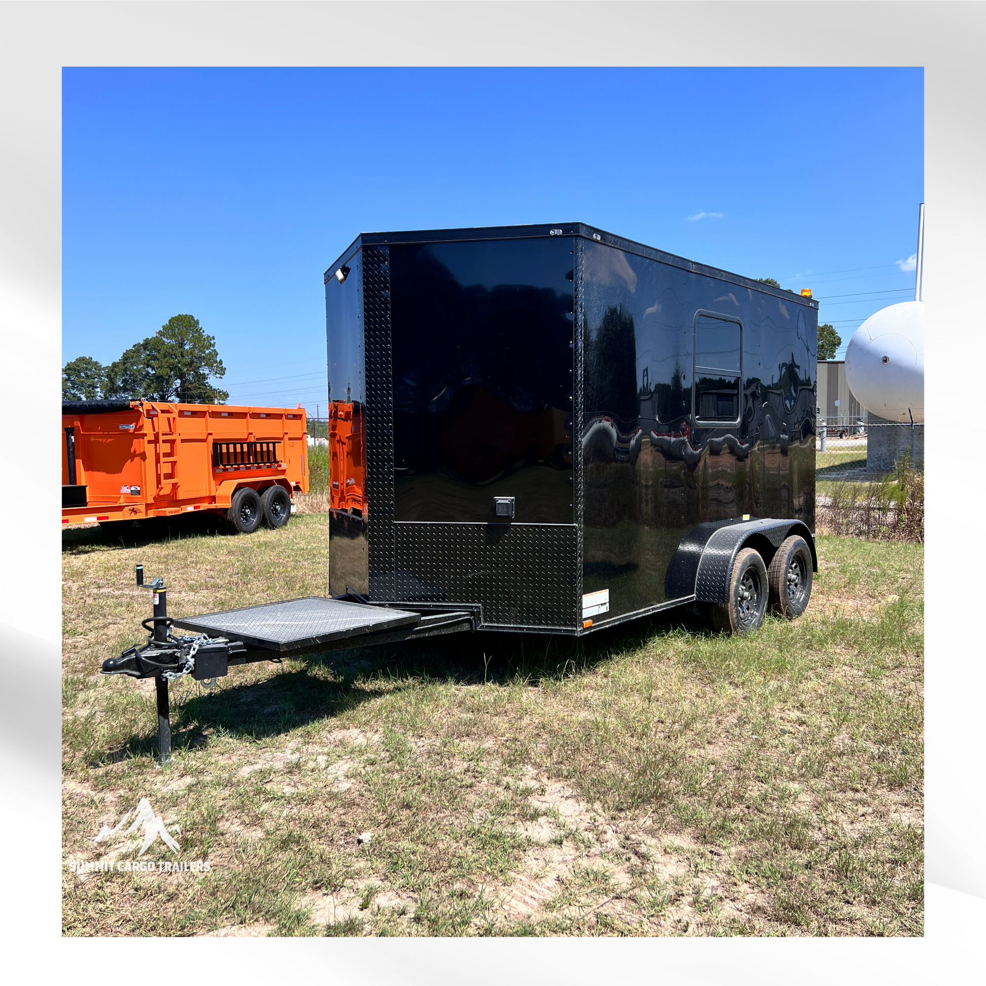 7X12TA Black Splicing Trailer