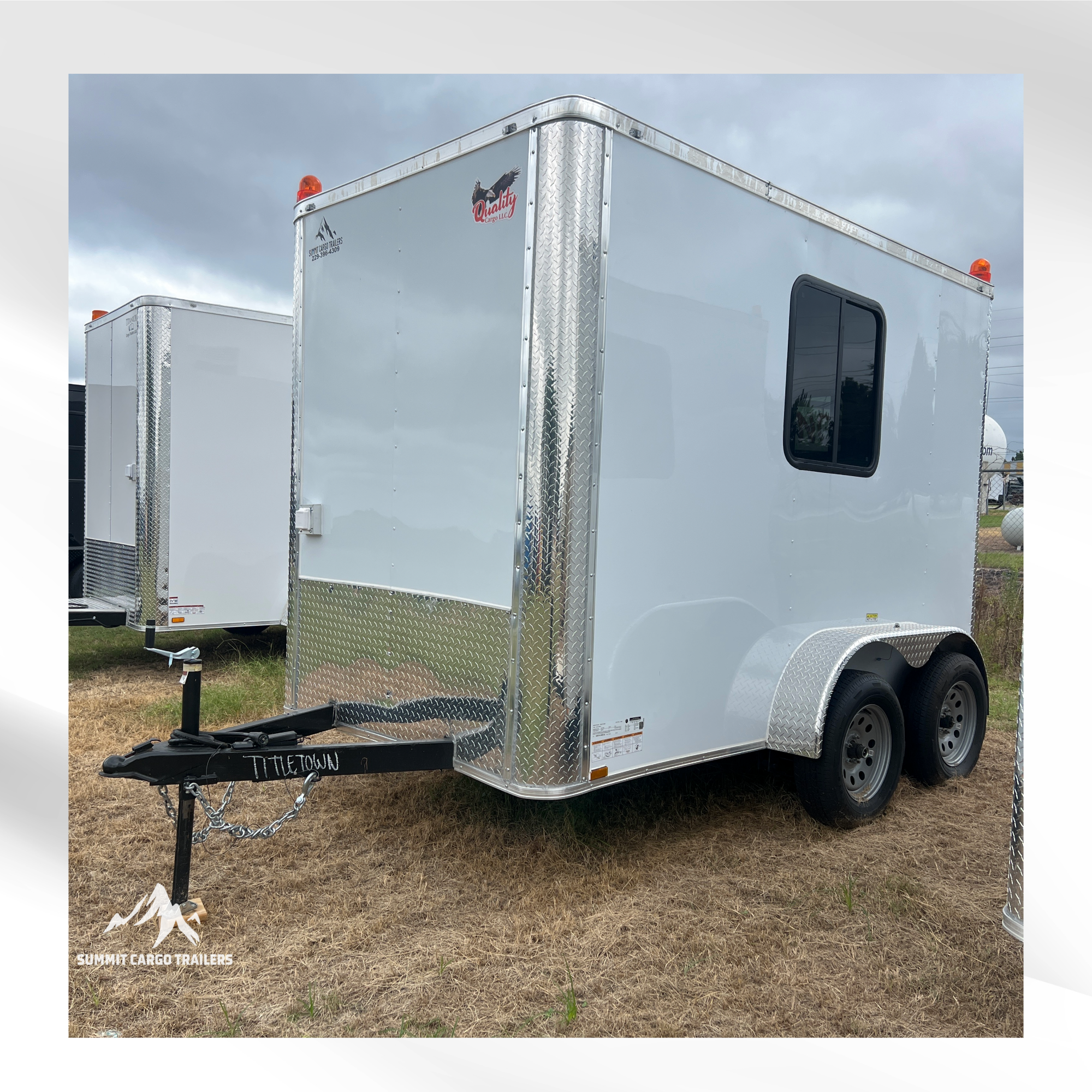 6X10TA White Splicing Trailer