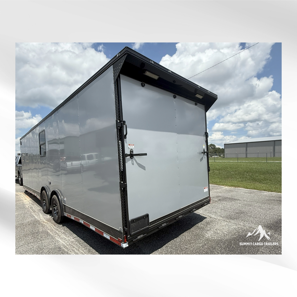 8.5X28TA3 Silver Race Ready Trailer