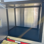 8.5X28TA5 Silver Car Hauler Trailer