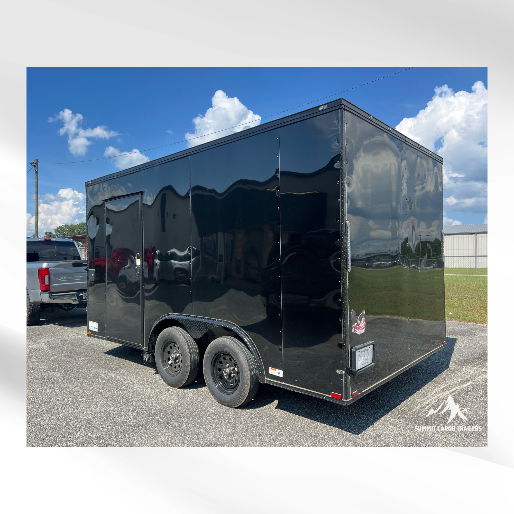 8.5X14TA Black Beverage Concession Trailer