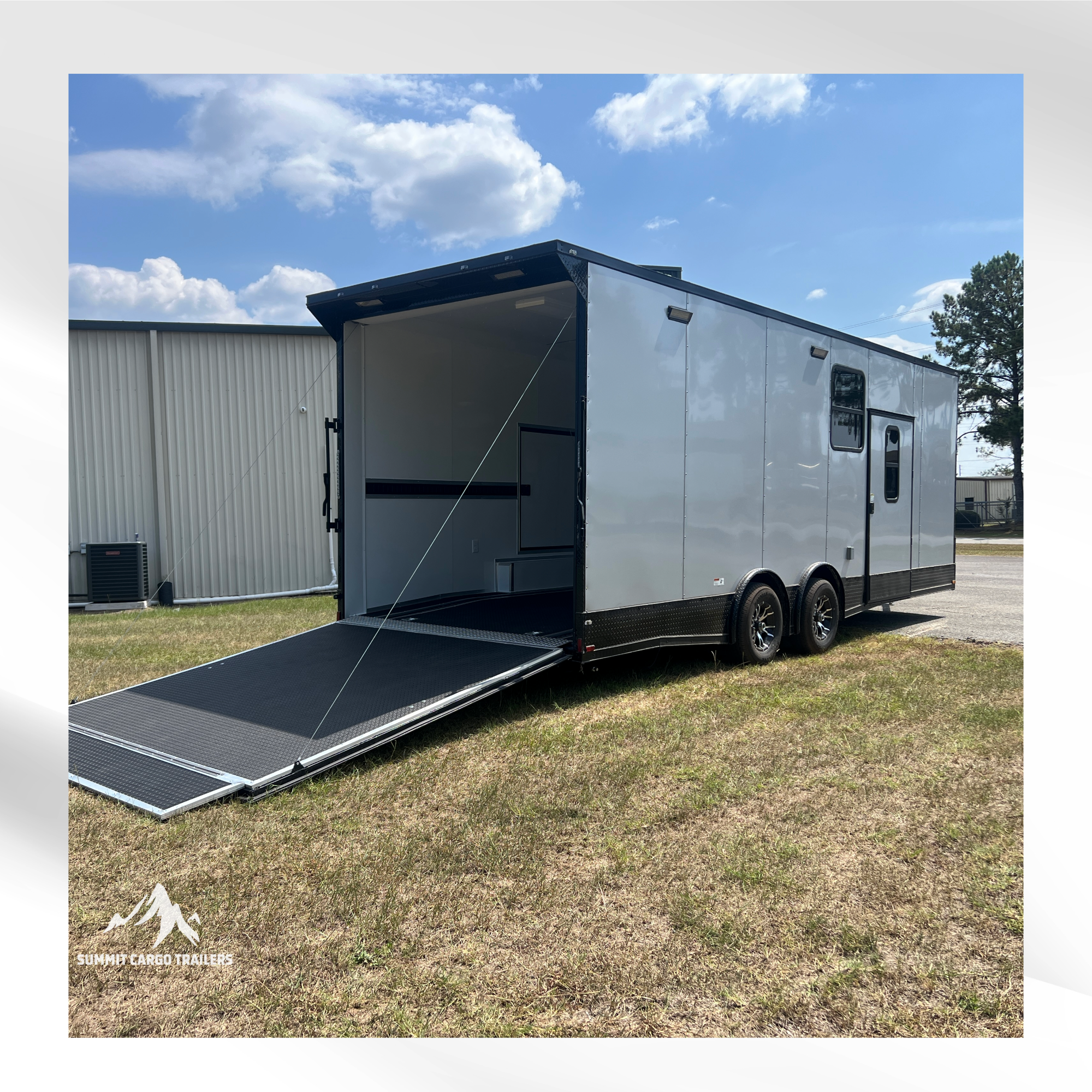 8.5X24TA3 Silver Frost Race Ready Trailer
