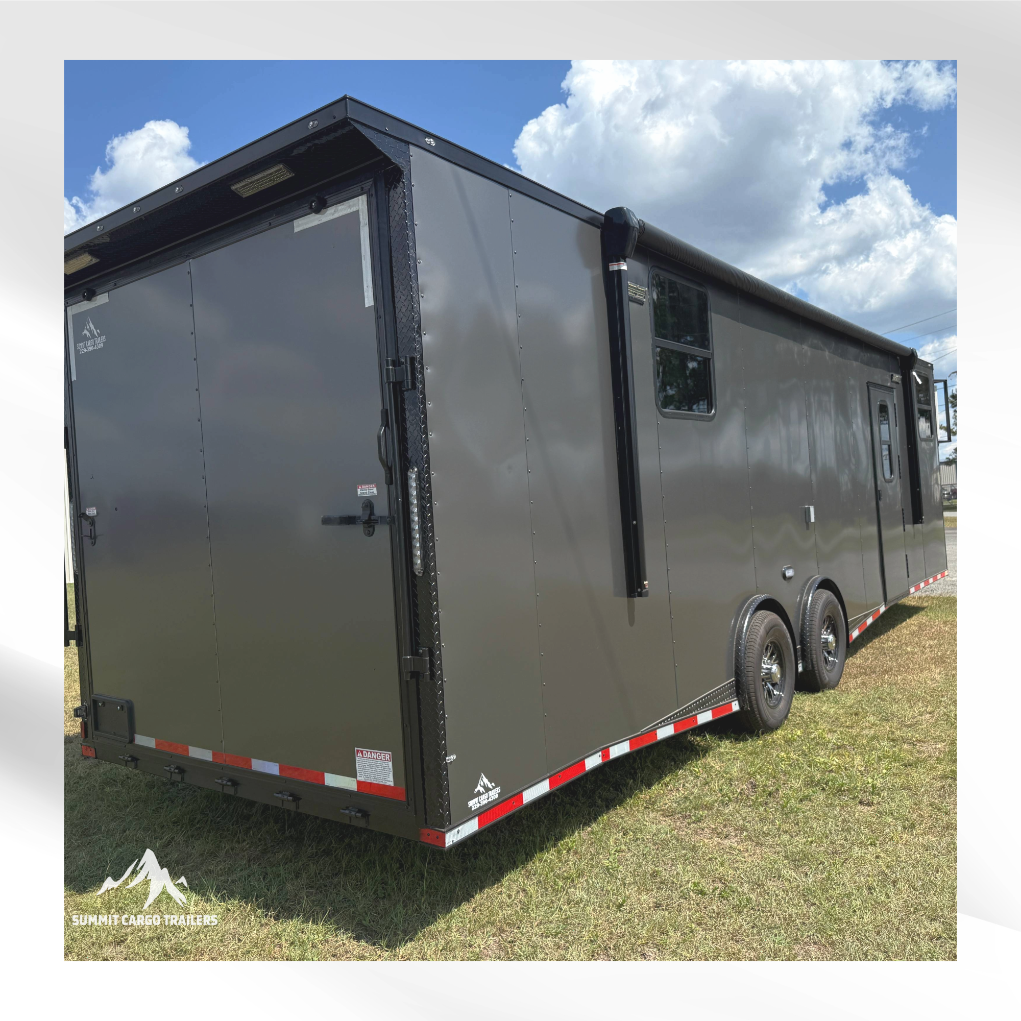 8.5X30TA Charcoal Race Ready Trailer