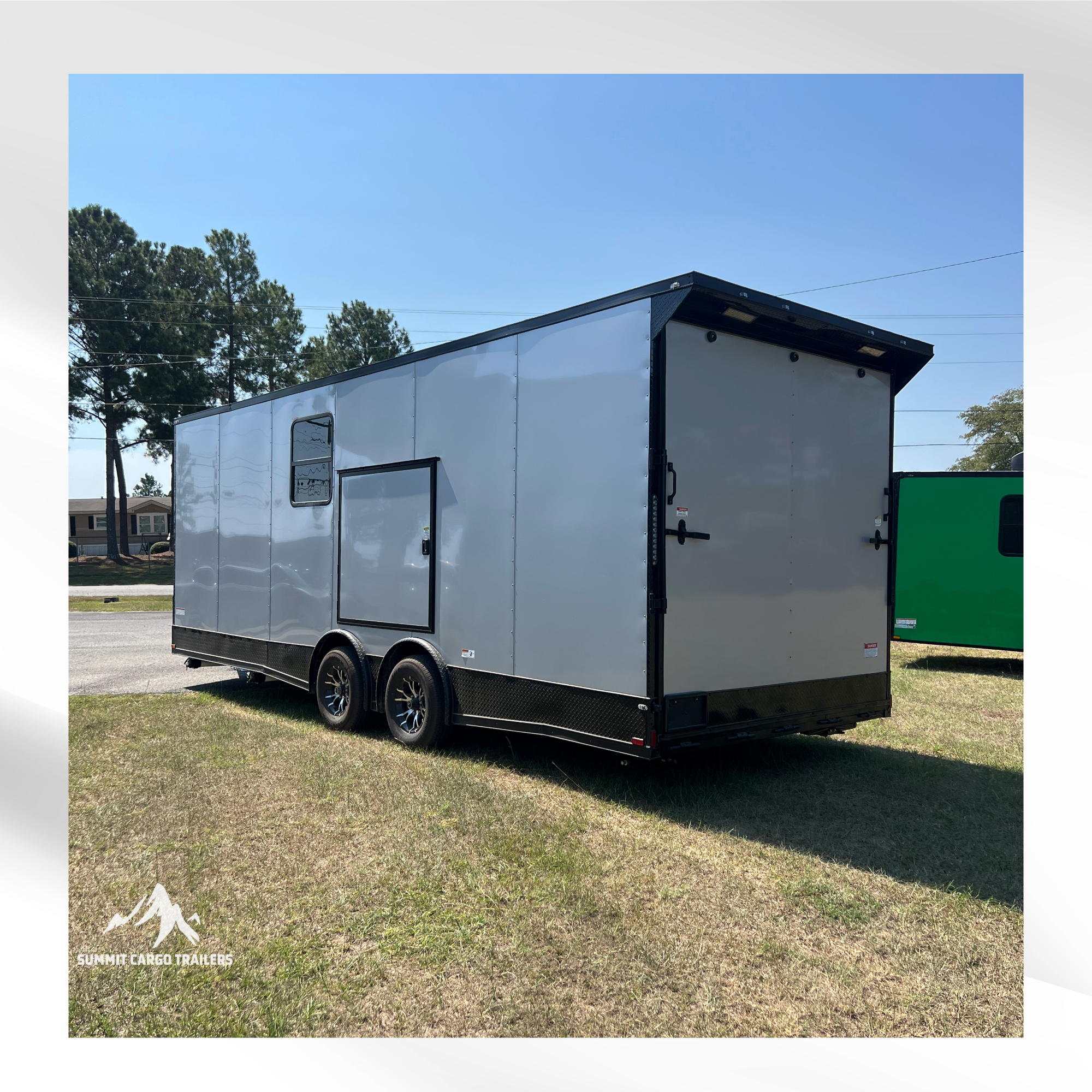 8.5X24TA3 Silver Frost Race Ready Trailer