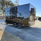 8.5X14TA Black Beverage Concession Trailer
