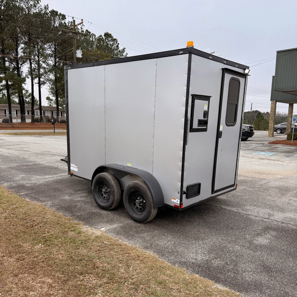6X10TA Silver Splicing Trailer