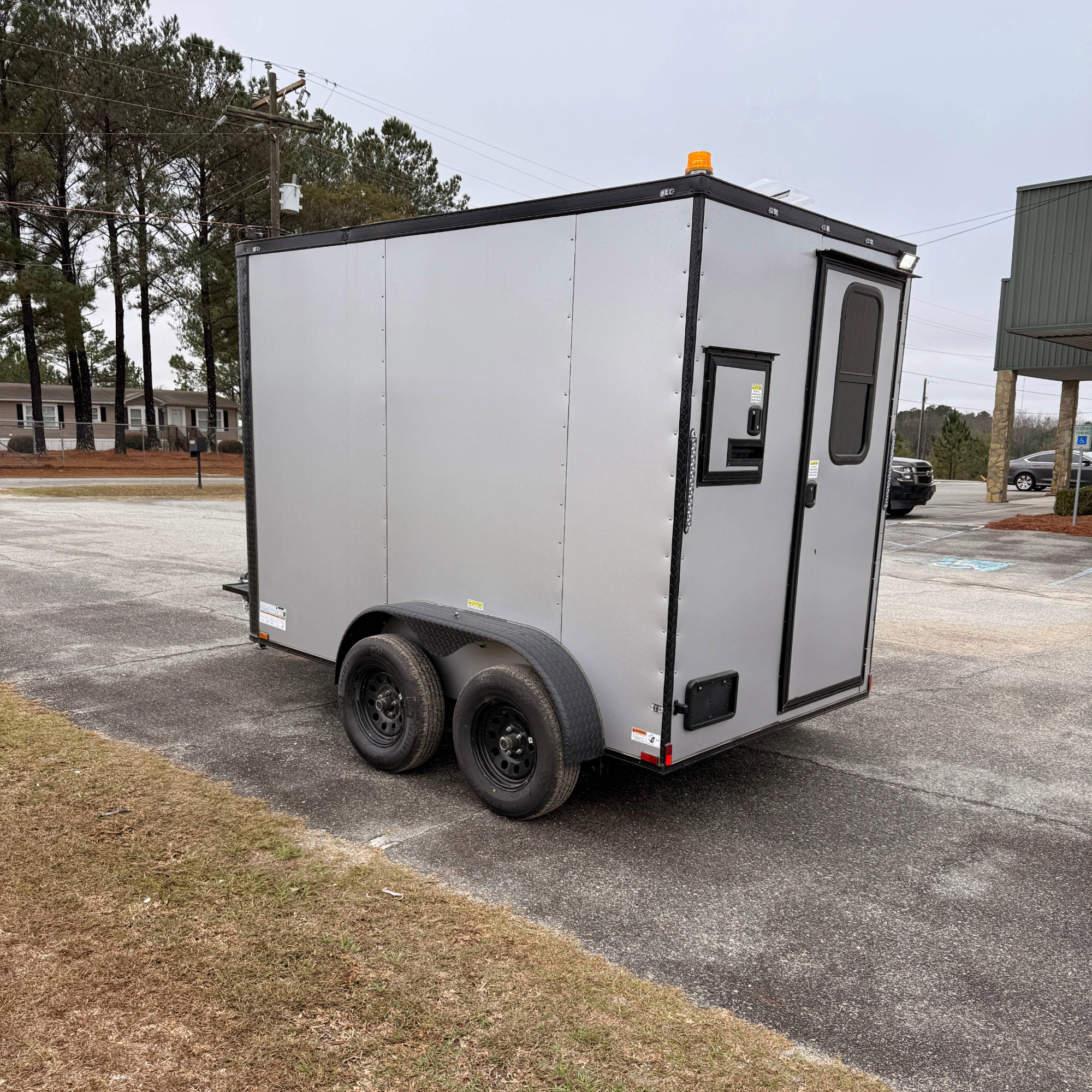 6X10TA Silver Splicing Trailer