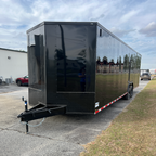 8.5X32TA5 Black Car Hauler Trailer