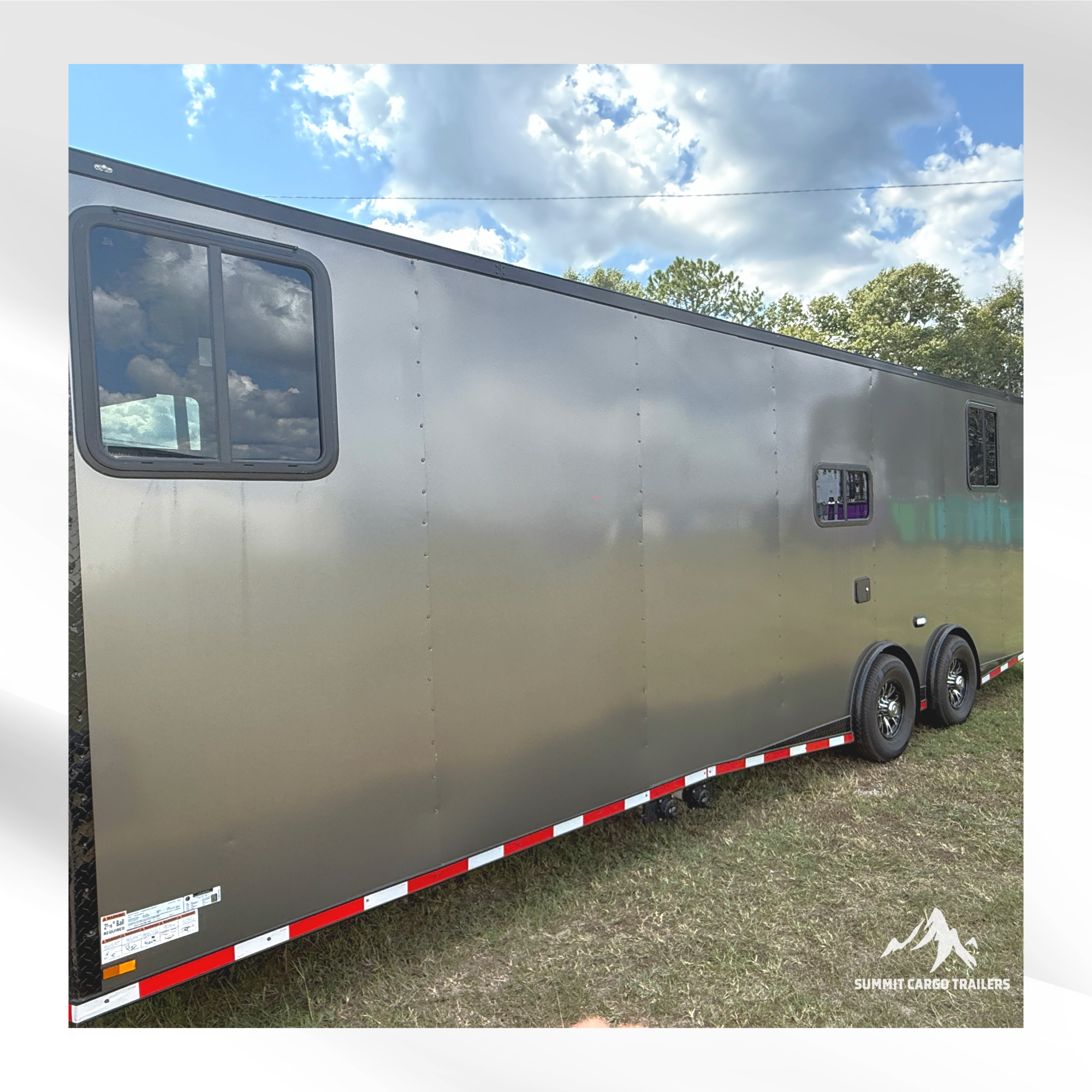 8.5X30TA Charcoal Race Ready Trailer