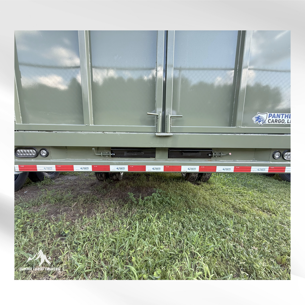8.5X20TA Army Green Dump Trailer