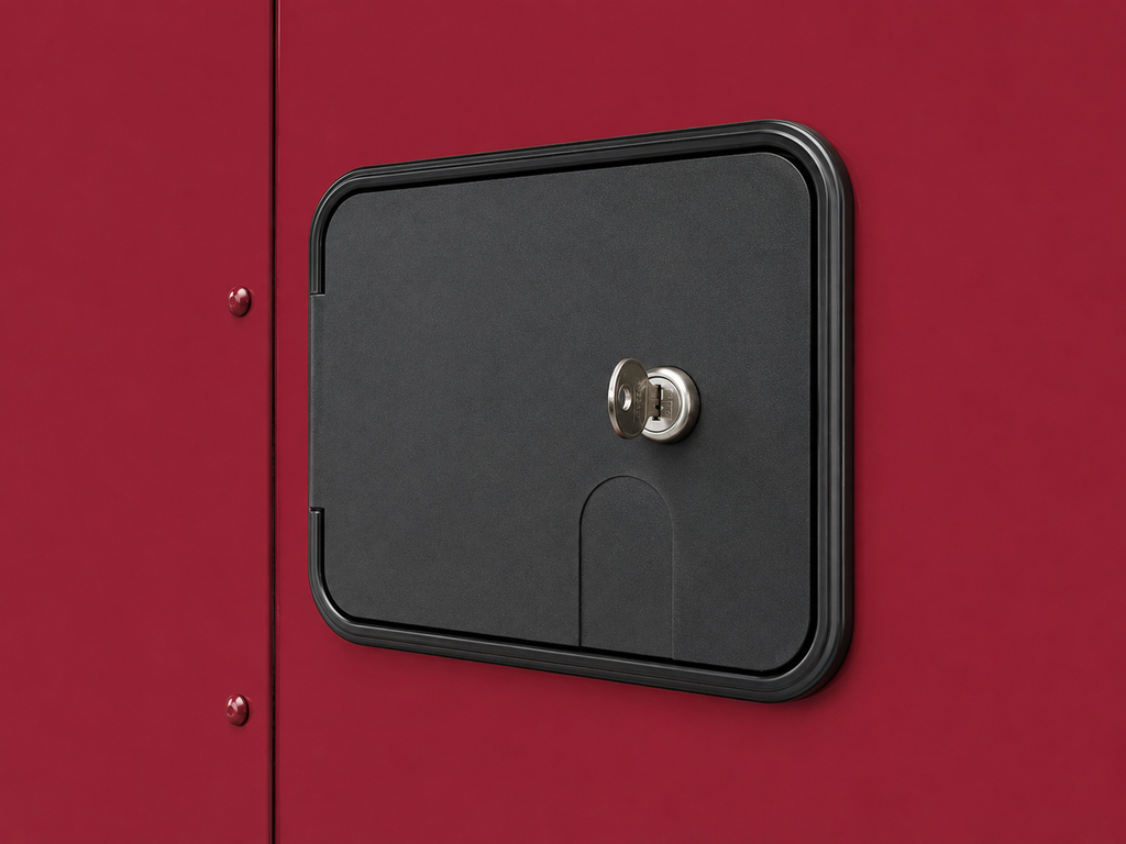 RV City Water Fill & Gravity Fill Hatch Assembly – Lockable