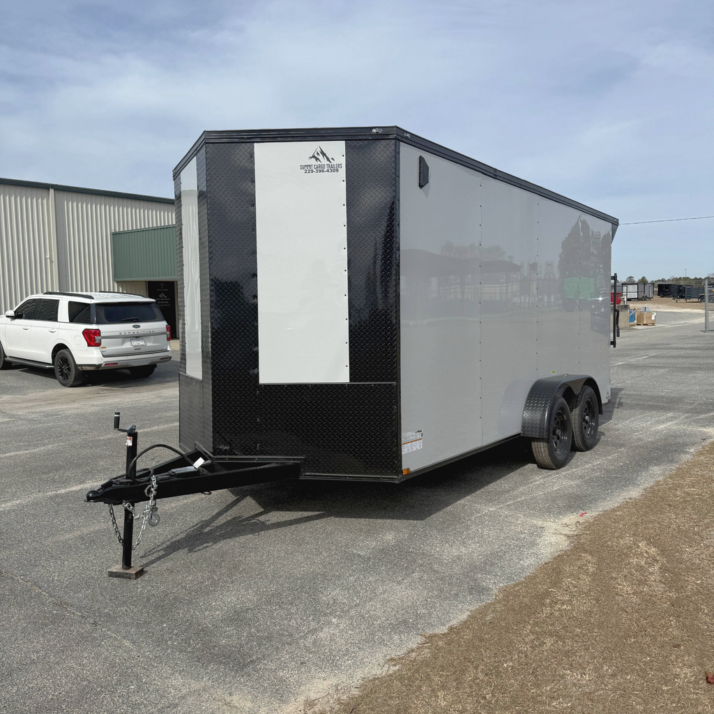 7X16TA Silver Work Trailer