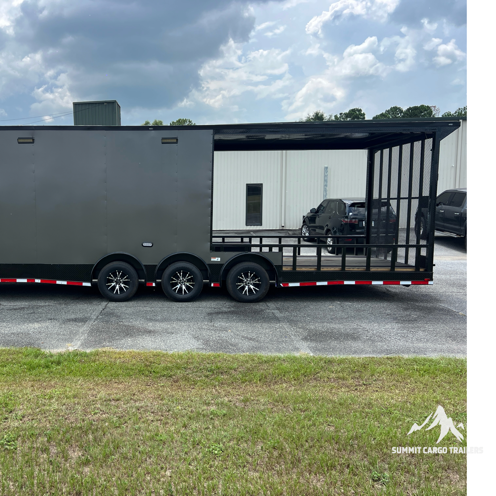 8.5X34TTA3 Charcoal Hybrid Trailer