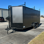 7X16TA Charcoal Work Trailer