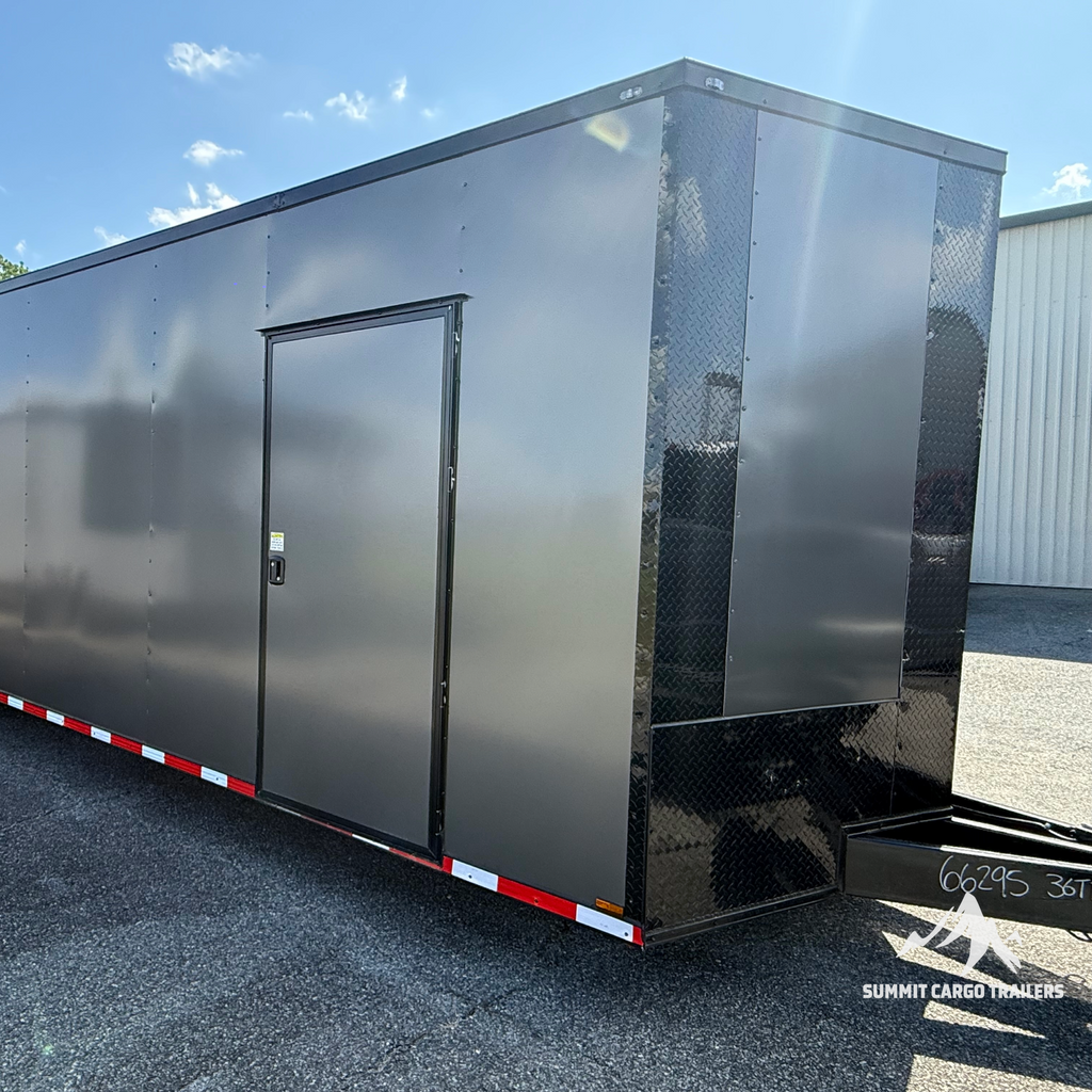 8.5X36TTA5 Charcoal Standard Car Hauler Trailer