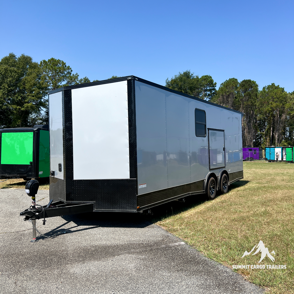 8.5X24TA3 Silver Frost Race Ready Trailer