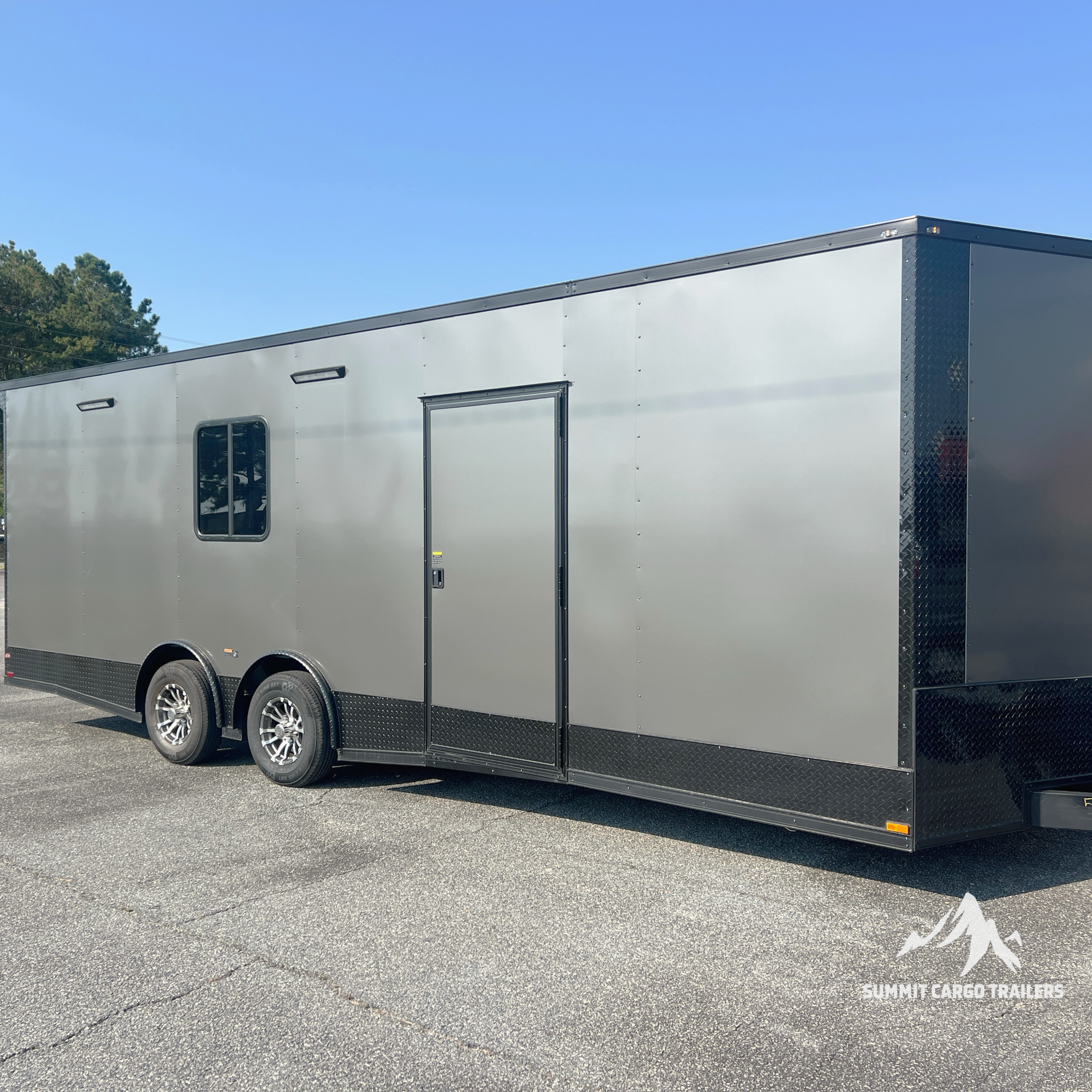 8.5X24TA Charcoal Race Ready Trailer